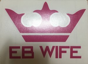 EB WIFE STICKER (VARIOUS COLOURS)