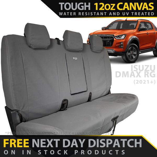 Isuzu D-MAX RG Canvas Rear Row Seat Covers (Available)
