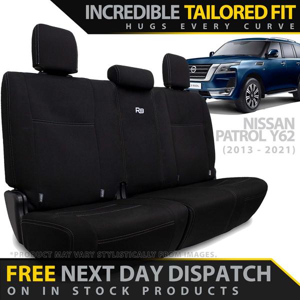 Nissan Patrol Y62 Neoprene 2nd Row Seat Covers (Made to Order)