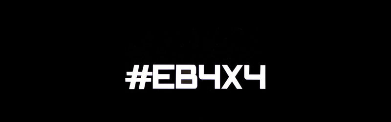 EB4X4 HASHTAG STICKER (VARIOUS COLOURS)