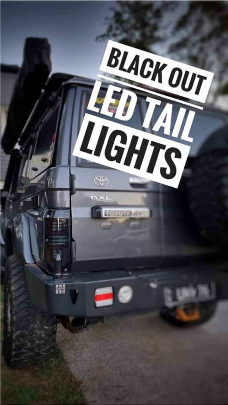 76 SERIES BLACKOUT TAIL LIGHTS